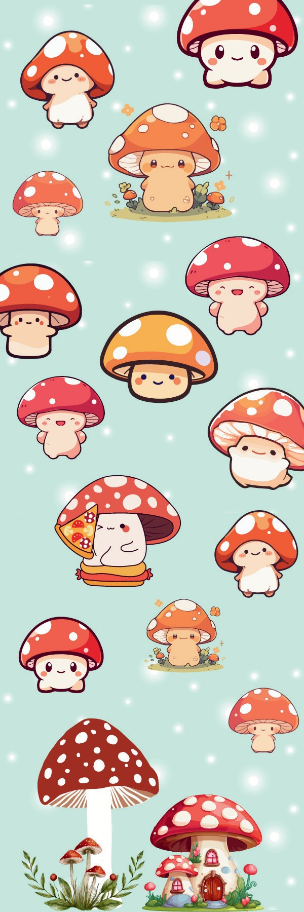 Mushrooms Bookmark