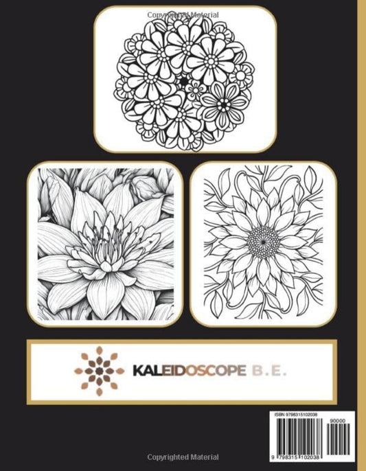 Petals and Patterns: A Flower Coloring Experience Coloring Book
