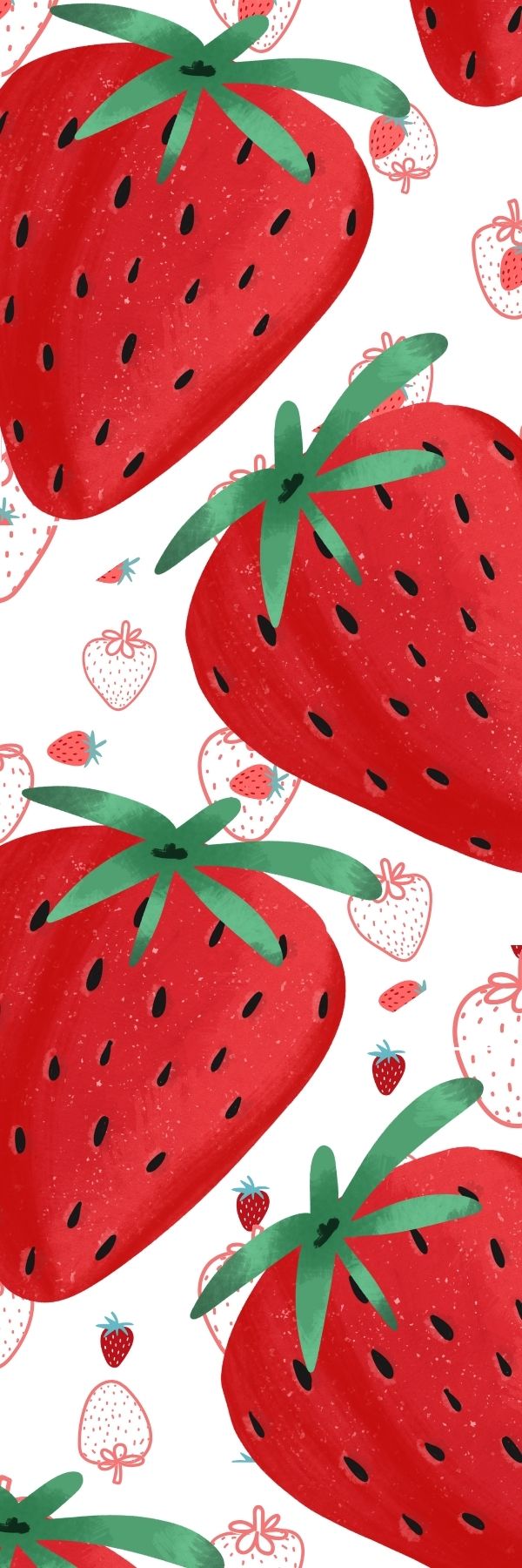 Bookmark - Strawberries