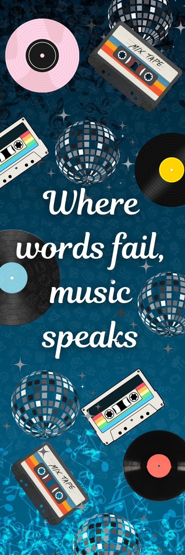 Where Words Fail Music (Records and Cassettes) Bookmark