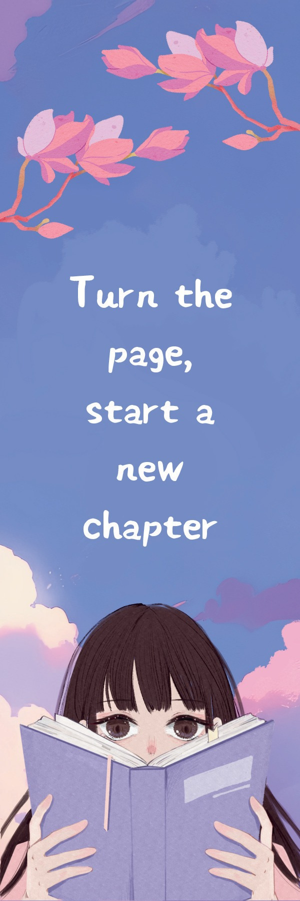 Turn The Page, Start A New Chapter Bookmark
