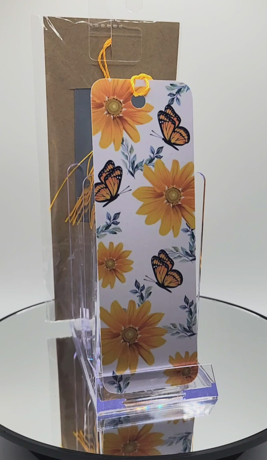 Bookmark - Sunflowers And Butterflies